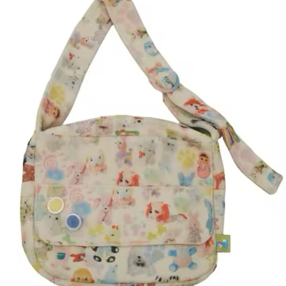 Y2K Girls Shoulder Bag messenger Kawaii Korean Sweet Fleece